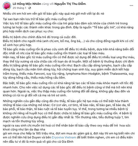 review lưu trữ tế bào gốc